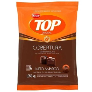 COBERTURA TOP GOTAS MEIO AMARGO 1,05KG - HARALD - KIN FESTAS