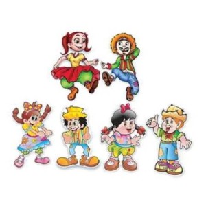 BONECO CAIPIRA SORTIDOS JUNINO - C/6 UNIDADES
