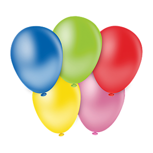 Balão de Festa Látex 00 Liso Zerinho Sortido – 25 Unidades - Balões Pic Pic - Kin Festas