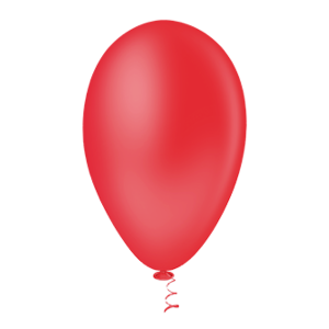 Balão de Festa Látex 6,5 Liso Granfesta Vermelho - 50 Unidades - Balões Pic Pic - Kin Festas