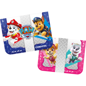 CONVITE GRANDE PATRULHA CANINA CORE COM 8 REGINA