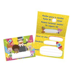 CONVITE PEQUENO MUNDO BITA 2 C/8 REGINA