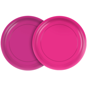 PRATO 18CM FESTA COLORS PINK COM 8  REGINA