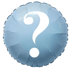 Balão Metalizado Reinado Redondo Azul Baby 20” – Kin Festas