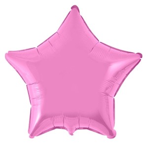 Balão Metalizado Estrela Rosa Metálico 20” – Kin Festas