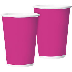 COPO PAPEL 180ML FESTA COLORS PINK  COM 8 REGINA