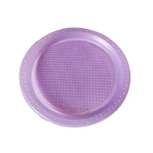PRATO DESCARTÁVEL RASO 15CM LILÁS C/10 - PLATEX - KIN FESTAS