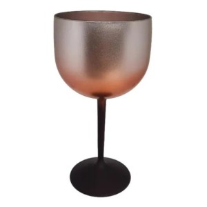 TAÇA GIN DEGRADE PRETA/ROSE GOLD/PRATA - MAR PLASTICOS