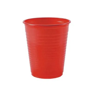 COPO DESCARTÁVEL 200ML VERMELHO C/50 UNIDADES PLATEX - KIN FESTAS