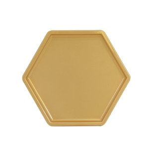 BANDEJA SEXTAVADA 18X20,5 - DOURADO