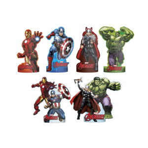 DECORACAO DE MESA AVENGERS ANIMATED C/6 REGINA