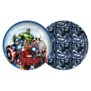 PRATO 18CM REDONDO AVENGERS ANIMATED C/8 REGINA