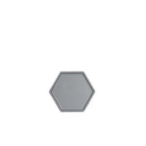 BANDEJA SEXTAVADA 16X18 - PRATA