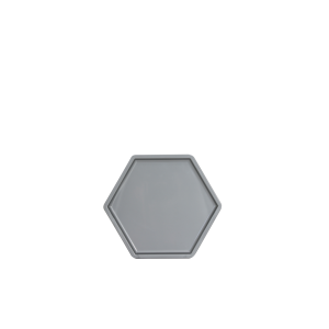 BANDEJA SEXTAVADA 18X20,5 - PRATA