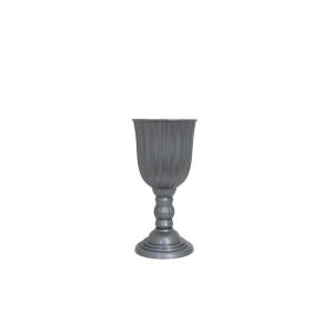 VASO DUBAI GRANDE 18,5X40 - PRATA