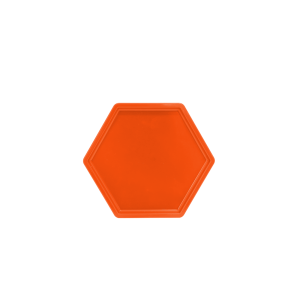 BANDEJA SEXTAVADA 18X20,5 - LARANJA
