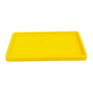 BANDEJA RETANGULAR 30X18CM - AMARELA