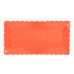 BANDEJA RETANGULAR 30X15 LARANJA
