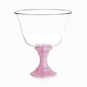 TACA COM TAMPA LINHA DIAMANTE 1250ML - ROSA CANDY