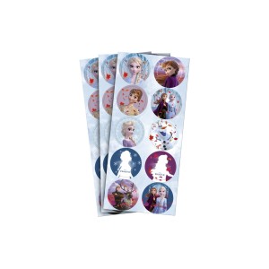 ADESIVO REDONDO FROZEN II REGINA