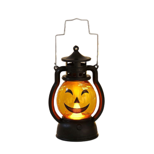 VELA LAMPARINA ARANDELA DE LED ABÓBORA HALLOWEEN 5,5X12,5CM - KIN FESTAS