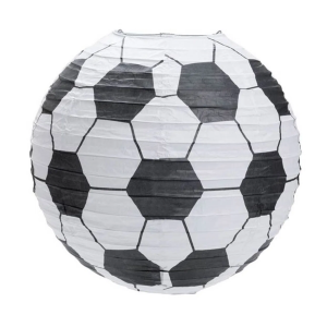 LANTERNA ORIENTAL BOLA DE FUTEBOL 25CM - KIN FESTAS
