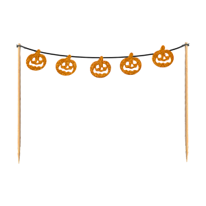 TOPO DE BOLO HALLOWEEN VARAL DE ABÓBORAS REF:51 - KIN FESTAS