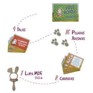 KIT 30 UNID. - CAÇA AOS OVOS - PÁSCOA