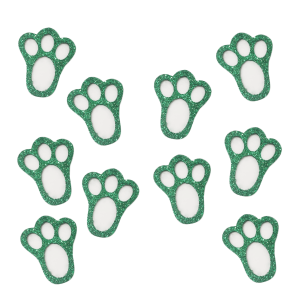 KIT 10 UNID. - APLIQUE PATINHA COM GLITTER