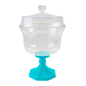 TAÇA DUBAI AZUL TIFFANY 1,5 C/TAMPA