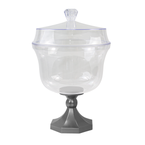 TAÇA DUBAI PRATA 1,5 C/TAMPA