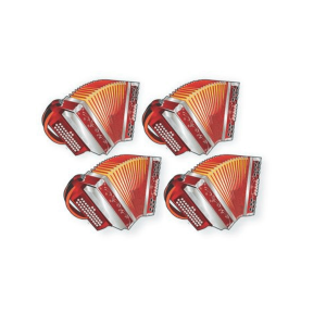 SANFONA PEQUENA FESTA JUNINA - C/4 UNIDADES