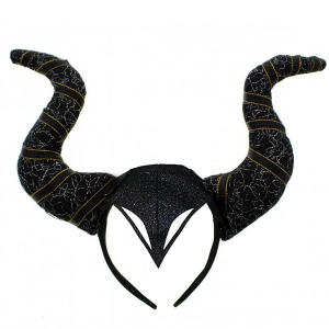 Tiara Chifre Malevola halloween