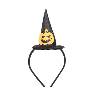 Tiara Chapéu de bruxa com abóbora -  halloween