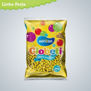 PASTILHA GLOBETI SABOR CHOCOLATE AMARELO 300G HORIZON