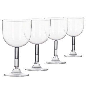 TACA PIT 500 GIN  TRANSPARENTE C/4 PLASTILANIA